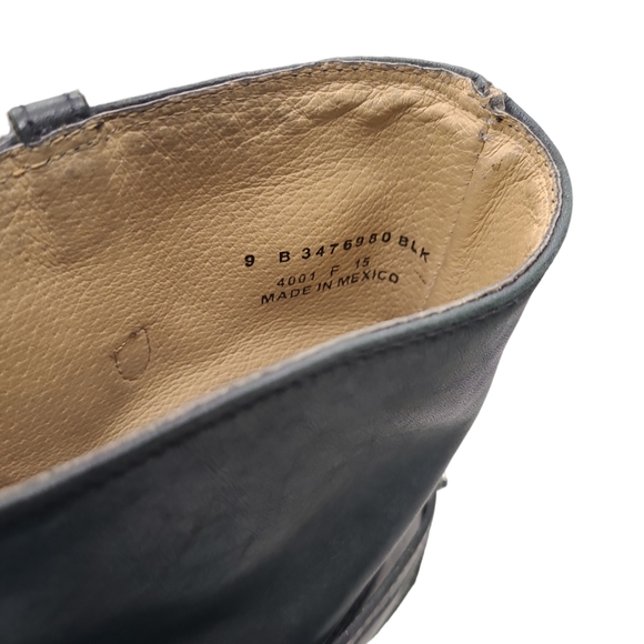 Frye black leather boots size 9 - Picture 14 of 15